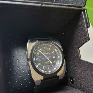 Diesel Black and Silver Chronograph